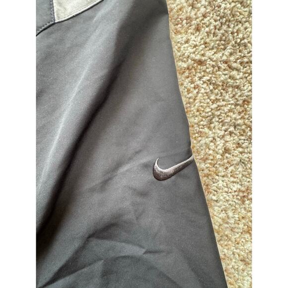 NIKE GOLF jacket size Men's XL; Black & Gray, Lightweight windbreaker - Picture 12 of 13